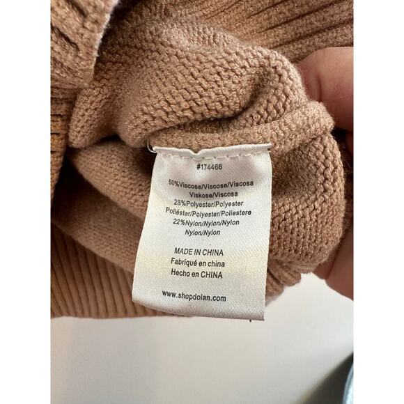 Anthropologie x Dolan Colorblock Lime Crewneck Sweater Phoebe Buffay Boho Small - Picture 6 of 8